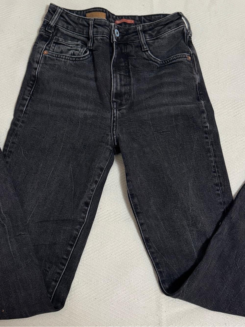 Free People Black High-Rise Skinny Jeans